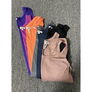 SPLENDID Womens S Lot of 7 Solid Color Long Tunic Tank Tops for Layering
